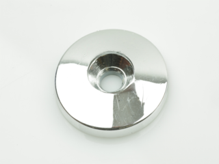 WINDSCHERM RING 32MM CHROOM 2 STUKS