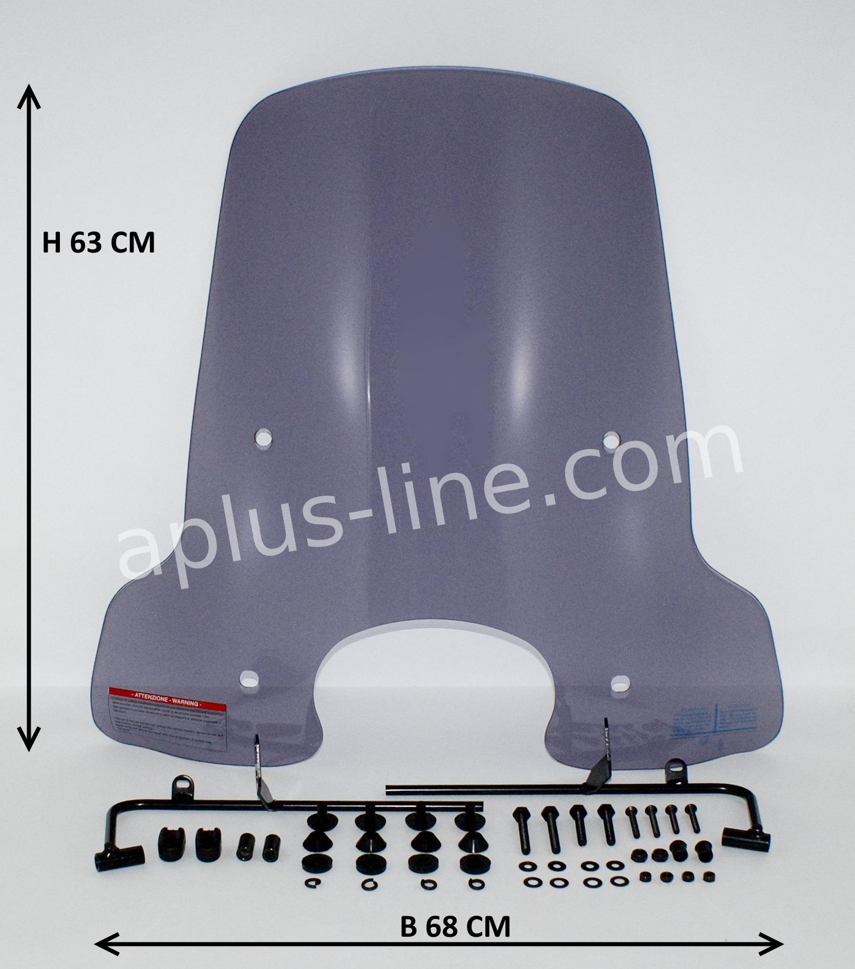 WINDSCHERM APLUS PASSEND OP KYMCO NEW LIKE SMOKE
