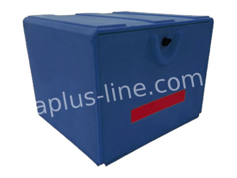 BEZORGKOFFER APLUS BLAUW 90 LITER DUBBEL GEISOLEERD