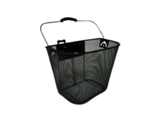 APLUS METALL-FAHRRADKORB MIT HALTERUNG (34X25X26CM)