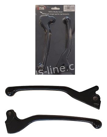 REMGREEP / REMHEVEL SET APLUS PASSEND OP VESPA SPRINT / PRIMAVERA GLANS ZWART