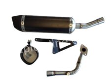 UITLAATBOCHT (COMPLETE SET) APLUS COMPLETE MATT BLACK EDITION - GY6 LOOK A LIKE