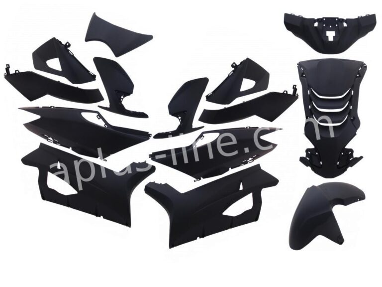 PLAATSET APLUS PASSEND OP PEUGEOT SPEEDFIGHT 4 14 DELIG MAT ZWART