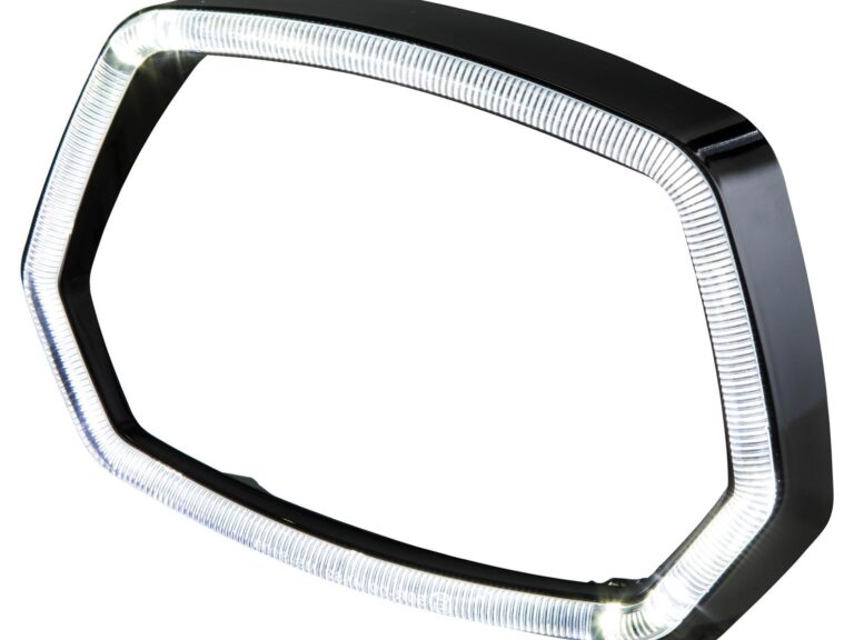 LED KOPLAMPRAND APLUS PASSEND OP VESPA SPRINT - MAT ZWART