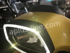 LED KOPLAMPRAND APLUS PASSEND OP VESPA SPRINT - GLANS ZWART
