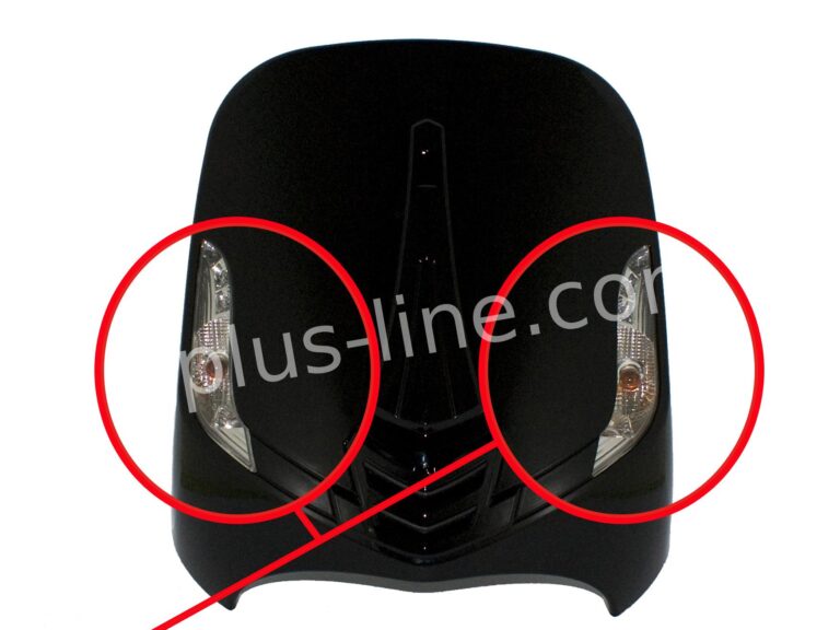 KNIPPERLICHT VOORZIJDE LINKS + RECHTS LOOK A LIKE LX/S ( E KEUR) - NEW FRONT