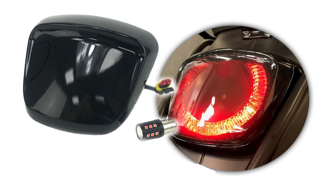 ACHTERLICHT APLUS LED PASSEND OP VESPA SPRINT / PRIMAVERA E4 - SMOKE