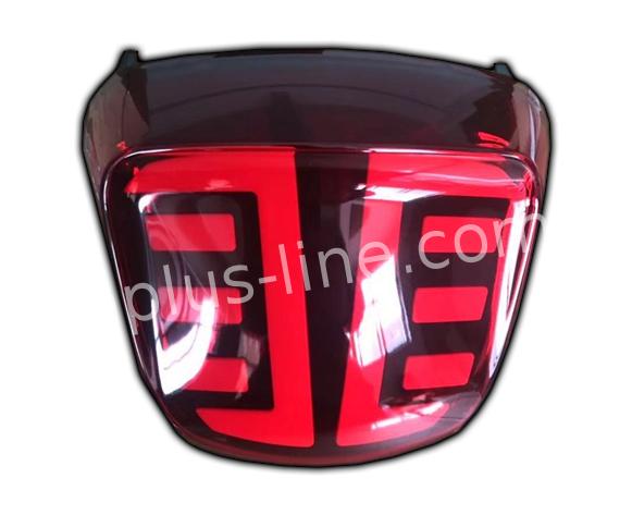 ACHTERLICHT APLUS LED/TUBE PASSEND OP SPRINT / PRIMAVERA E4 - ROOD GLAS (NETTO PRIJS)