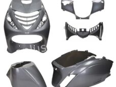 PLAATSET APLUS PASSEND OP PIAGGIO ZIP SP 5 DELIG AGAAT/ANTRACIET GRIJS / MAGIC GREY