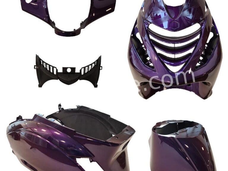 PLAATSET APLUS PASSEND OP PIAGGIO ZIP SP 5-DELIG - MYSTIC PURPLE