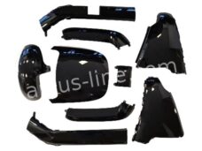 PLAATSET APLUS PASSEND OP SEGWAY E-110 / E-125 9-DELIG GLANS ZWART