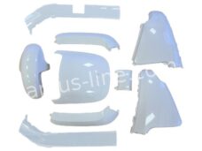 JEU DE PLAQUES APLUS ADAPTÉ POUR SEGWAY E-110 / E-125 9 PIÈCES BLANC BRILLANT