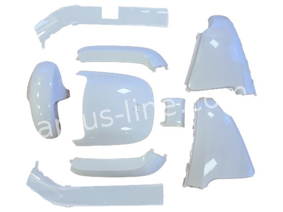 PLAATSET APLUS PASSEND OP SEGWAY E-110 / E-125 9-DELIG GLANS WIT
