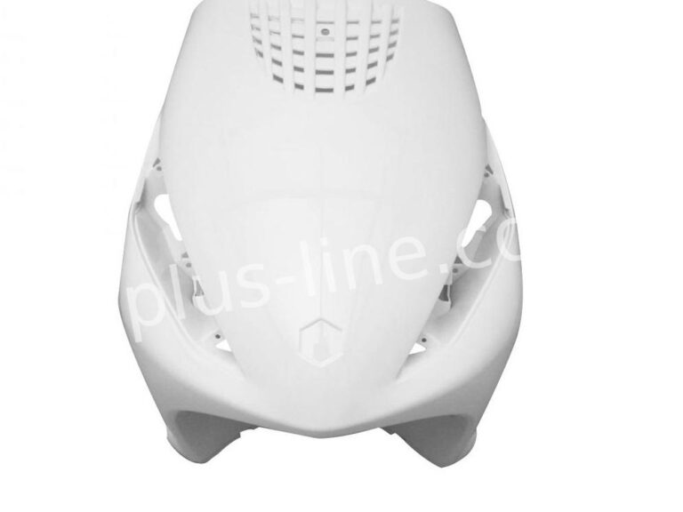 FRONT COVER APLUS PASSEND OP PIAGGIO ZIP MODEL ORIG - GLANS WIT
