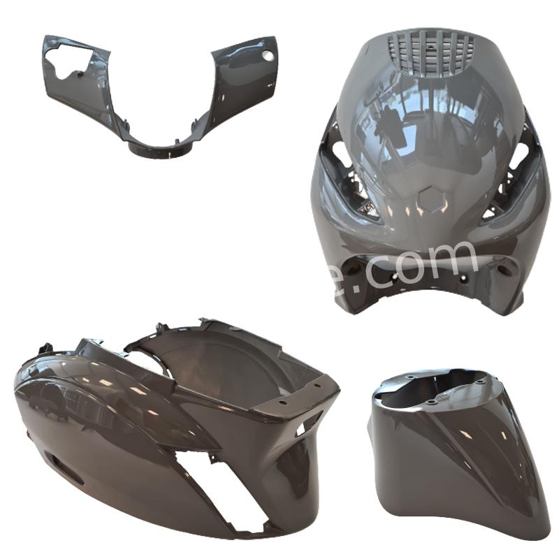 PLAATSET APLUS ZIP MODEL ORIGINEEL VOORKAP 4-DELIG - NARDO GREY
