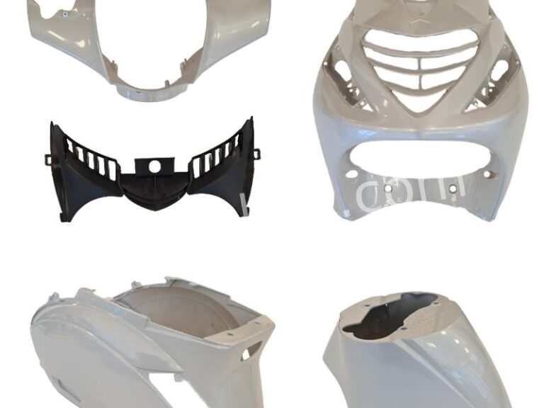 PLAATSET APLUS PASSEND OP PIAGGIO ZIP SP 5 DELIG PEARL WHITE