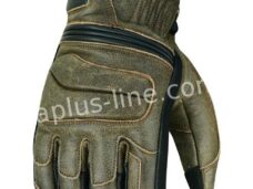 HANDSCHOEN ALPHA STYLING RETRO BROWN LEATHER - M