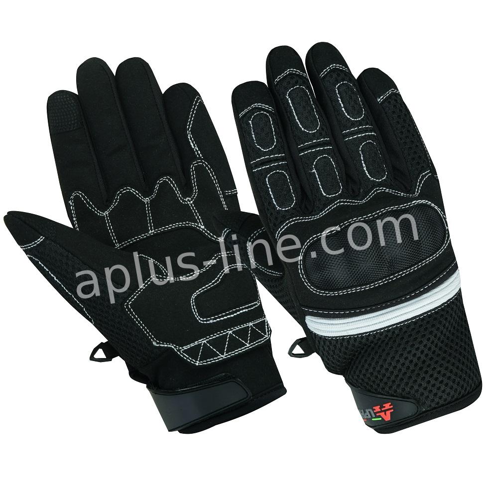 HANDSCHOEN ALPHA STYLING CITTA ZWART/WIT - XXL (NETTO PRIJS)