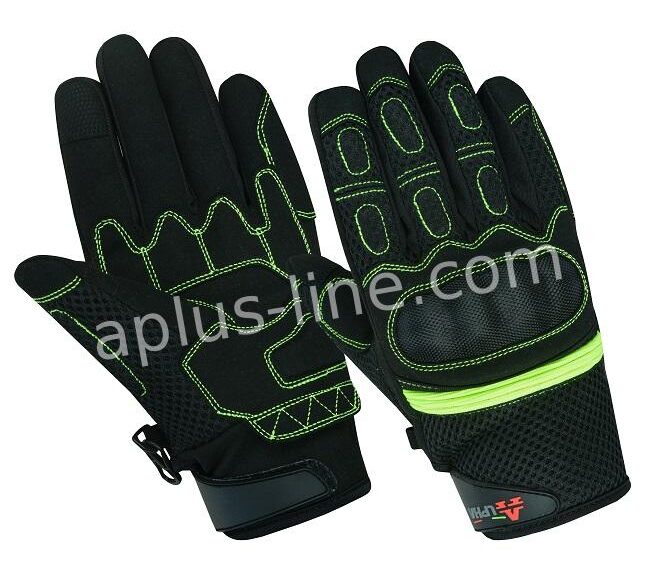 HANDSCHOEN ALPHA STYLING CITTA ZWART/FLUOR - L (NETTO PRIJS)
