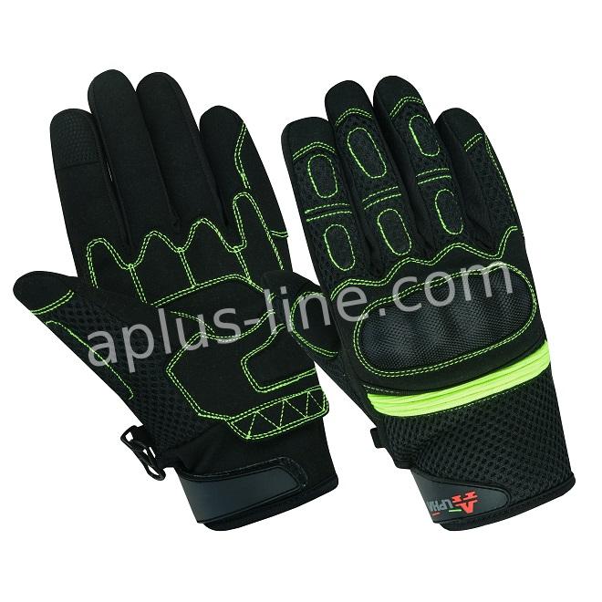 HANDSCHOEN ALPHA STYLING CITTA ZWART/FLUOR - S (NETTO PRIJS)