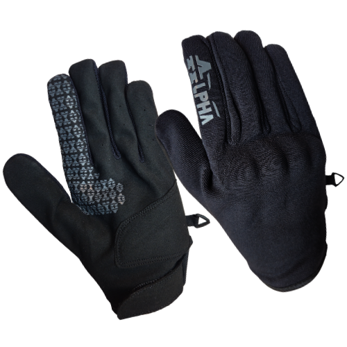 HANDSCHOEN ALPHA STYLING CARINO ZWART/GRIJS - S