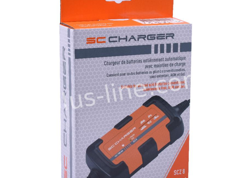 ACCULADER SCZ8 CHARGER 6/12V 800mA