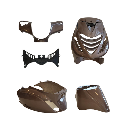 PLAATSET APLUS PASSEND OP PIAGGIO ZIP SP 5 DELIG - BAJA BRONZE METALLIC