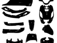 PLATE SET APLUS SUITABLE FOR SYM FIDDLE III 16-PIECE MATT BLACK