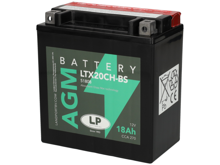 ACCU LANDPORT YTX20CH-BS / YTX20A-BS/ LTX20CH-BS