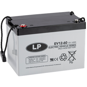 ACCU LP12-60 T6 / VRLA EV12-60 T6 (ENKEL OP BESTELLING)