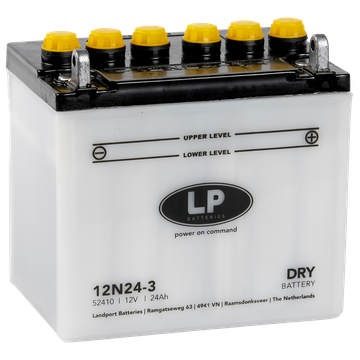 ACCU LP 12N24-3 / LP L&G w acidpck 12N24-3 (ENKEL OP BESTELLING)