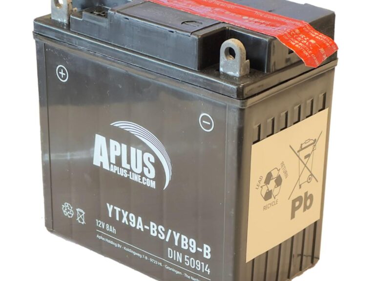 ACCU APLUS YTX9A-BS/YB9-B (NETTO PRIJS)