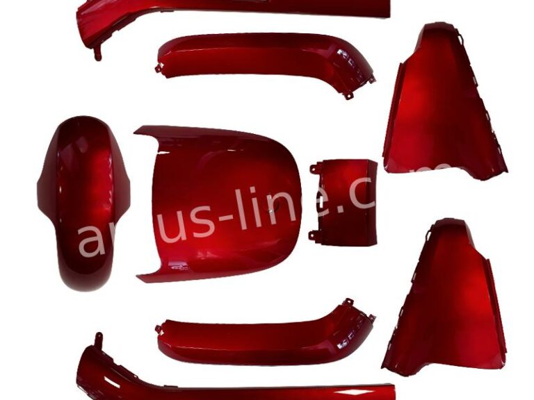 PLAATSET APLUS PASSEND OP SEGWAY  E-110 / E-125 9-DELIG CANDY RED