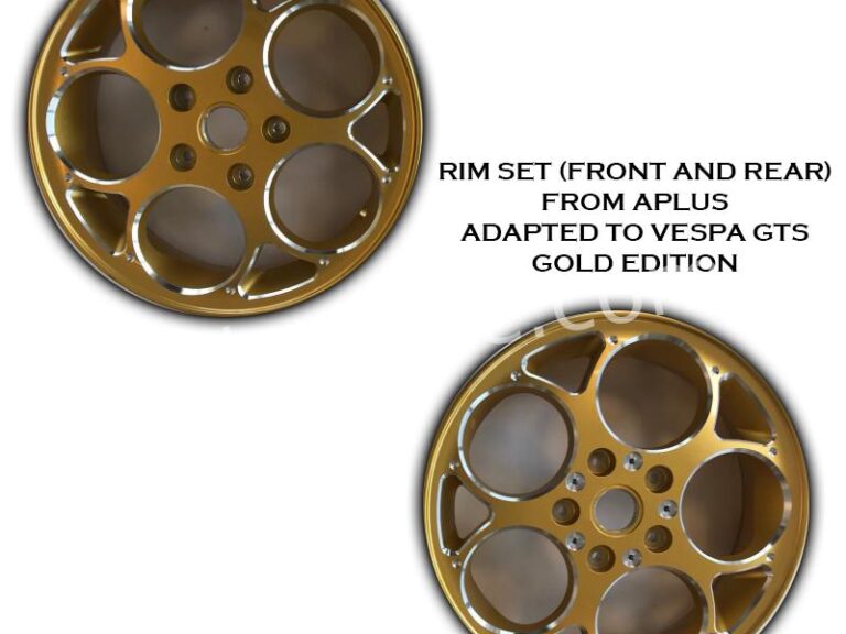 VELGEN SET 12'' APLUS (VOOR + ACHTER) PASSEND OP VESPA GTS GOLD EDITION
