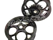 VELGEN SET APLUS (VOOR + ACHTER) PASSEND OP VESPA PRIMAVERA/SPRINT SHINY BLACK /SHINY BLACK EDITION