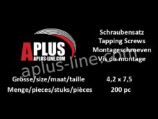 SCHROEVEN BEVESTIGING KENTEKENPLAAT (BE) 200 ST