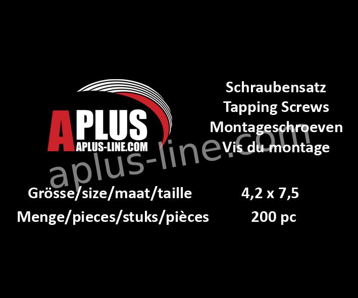 SCHROEVEN BEVESTIGING KENTEKENPLAAT (BE) 200 ST