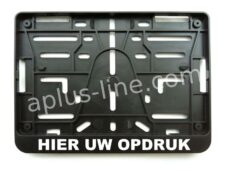 KENTEKENPLAATHOUDERS BELGIE BEDRUKT - MOTOR  (MINIMALE AFNAME 100 STUKS)