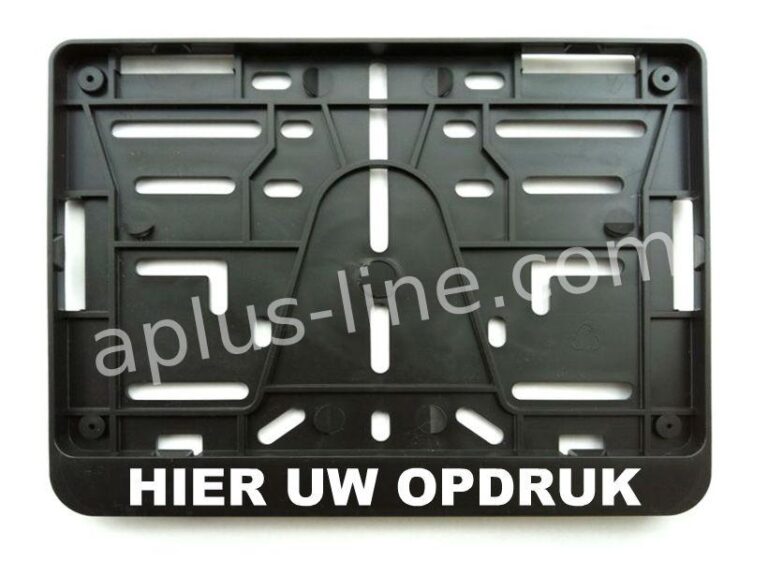 KENTEKENPLAATHOUDERS BELGIE BEDRUKT - MOTOR  (MINIMALE AFNAME 100 STUKS)
