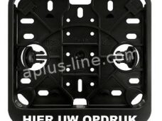 BROMFIETSKENTEKENPLAATHOUDERS LIGGEND BEDRUKT BSF (MINIMALE AFNAME 100 STUKS)