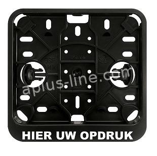 BROMFIETSKENTEKENPLAATHOUDERS LIGGEND BEDRUKT BSF (MINIMALE AFNAME 100 STUKS)