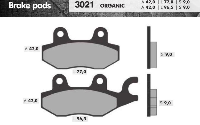 REMBLOKSET BRENTA BR3021 AGILITY 16