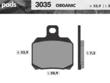 JUEGO DE PASTILLAS DE FRENO BRENTA BR3035 SEGWAY E110