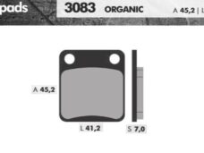 BRAKE PADS SET BRENTA BR3083 MB