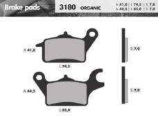 REMBLOKSET BRENTA BR3180 NIU N1S DELIVERY ACHTER KAWASAKI Z PRO (E-MARK)