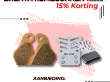15% KORTING OP ALLE BRENTA REMBLOKKEN