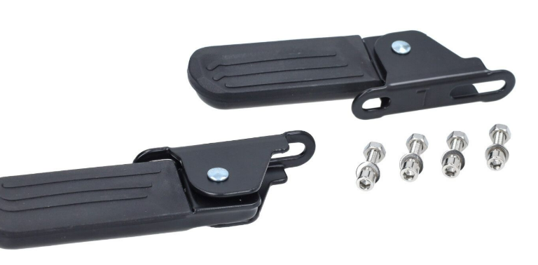 DUO VOETSTEUNSET (L+R) VOOR FATBIKE OUXI V8 / V20 - UITKLAPBAAR