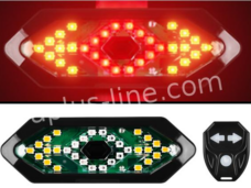 ACHTERLICHT APLUS UNIVERSEEL E-STEP/E-BIKE (BL01) + AFSTANDSBEDIENING
