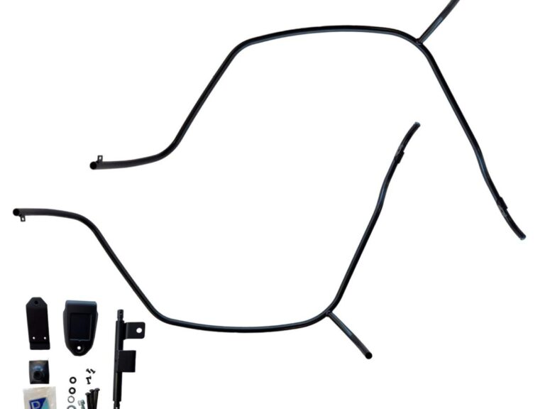 VOORVALBEUGEL VESPA PRIMAVERA / SPRINT ZWART ORIGINEEL