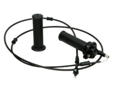 GASHENDEL PIAGGIO + KABEL EURO-4/5 ZIP 4T - ORIGINEEL